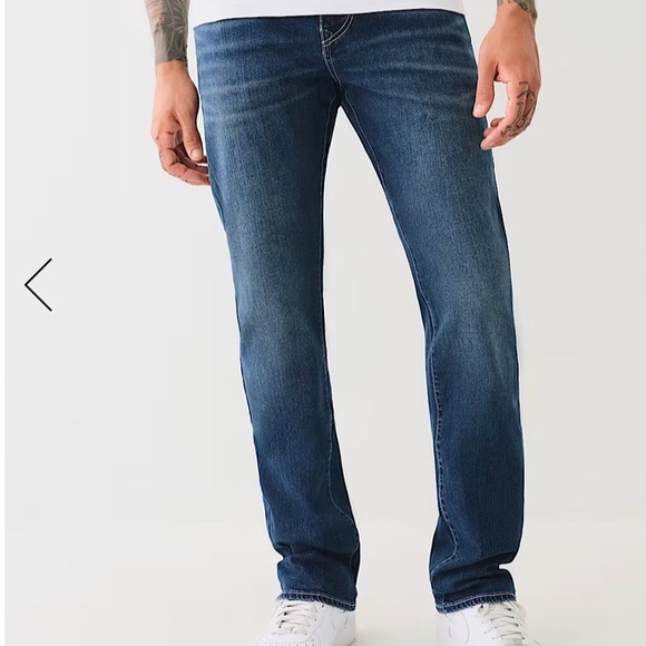 True Religion Ricky Single Needle Straight Jean W34 L34 Style: 70057 - Picture 2 of 14